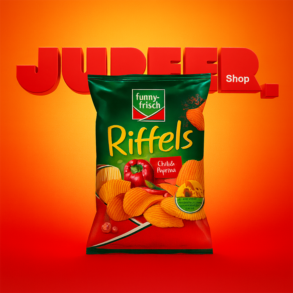 Funny-frisch Riffels Chili & Paprika 150g