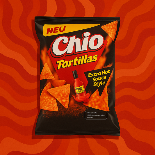 Chio Tortillas Extra Hot Sauce Style