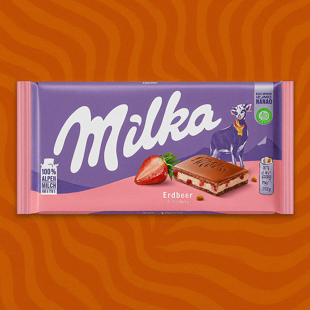 Milka Erdbeere